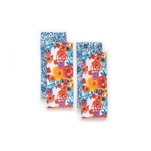 Toalla de cocina para lavavajillas tejida con certificación GOTS de algodón orgánico 100%, toalla de mano con estampado de hojas amarillas Lima y limón para Navidad - Product Image 5