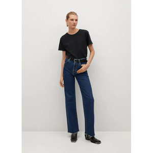 T-shirt personnalisé avec logo sur mesure, t-shirt d'été pour femmes, t-shirt de fitness uni, t-shirt grande taille - Product Image 2