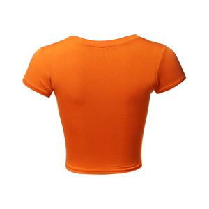 Camisetas cortas de gran tamaño para mujer, mejor calidad, hacer tu propio logotipo, servicio ODM, fabricante superior, nuevas - Product Image 6
