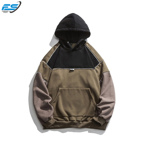 2021 personnalisé Vintage lavage à l'acide unisexe pull à capuche haute qualité coton lourd 320g 400 Gsm sans chaîne sweats à capuche pour hommes hiver - Product Image 4