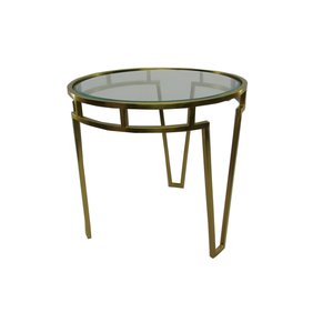 Mesa auxiliar de diseño moderno, sala de estar mate para metal chapado en cobre, muebles para el hogar - Product Image 6