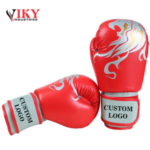 Guantes de boxeo personalizados cuero real y cuero pu lucha Guantes de boxeo de cuero - Product Image 5