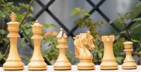 Juego de Ajedrez Stallion Knight, Juego de Ajedrez de Madera, Tamaño Rey 4.50 Pulgadas, Juego de Mesa, Embalaje en Caja de Cartón