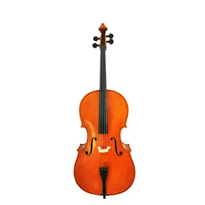 Best-selling Master Production Handmade Antique Professional Matte Cello 4/4, 3/4, 1/2,1/4, 1/8,1/10