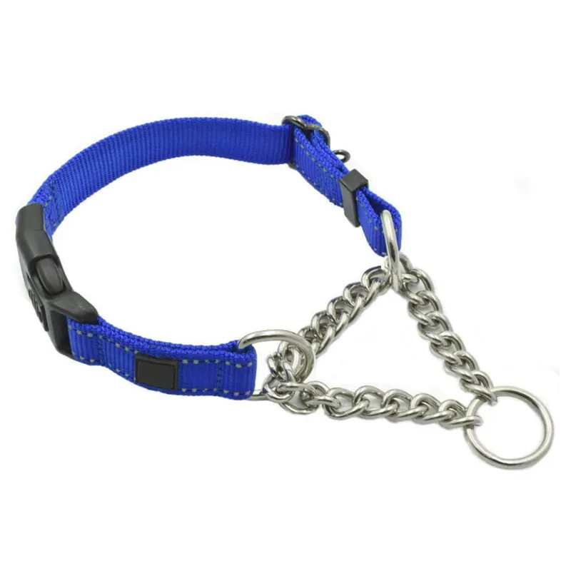 Derun top quality stainless steel chain martingale collar
