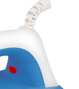 Plancha seca Reve de 1000 vatios para uso doméstico Plancha eléctrica blanca y azul de alta calidad con soleras de cerámica - Product Image 3