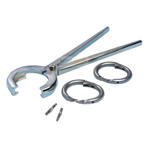 Anneaux de nez en acier inoxydable de haute qualité et durables pour le bétail, utilisation pour les animaux de grande taille, instruments vétérinaires réutilisables - Product Image 4