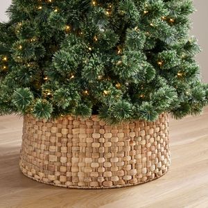 Vente chaude naturel tissé artisanal décorations de collier de sapin de Noël ODM fabriqué au Vietnam décor de sapin de Noël - Product Image 5