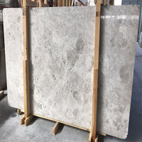 Dalles de marbre poli gris clair Tundra 2025, 2 cm d'épaisseur, nouveau modèle, qualité supérieure, pour appartement, fabriqué en Turquie, CEM-SLB-40
