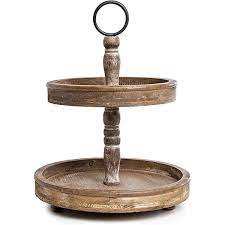 India Manufacturer Rustic Round <b>Wooden</b> Wedding Cake Dessert Serving Tray Stands for Hot Sale Product - Product Image 6