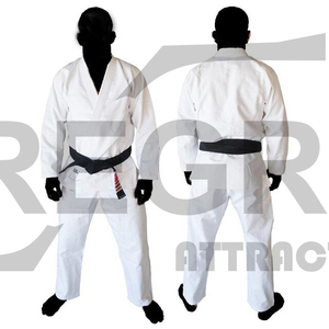 Jiu Jitsu ชุดเครื่องแบบผ้าสำลี100%,ชุดกิโมโน Jiu Jitsu ทำจากผ้าคอตตอน - Product Image 3