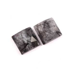 พลอยเหลี่ยมเหลี่ยมเหลี่ยมเพชรพลอยขนาด6X6มม. สำหรับทำเครื่องประดับราคาส่งหินควอตซ์ที่ผ่านการรับรองจากธรรมชาติ - Product Image 2