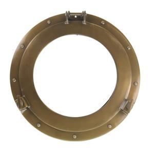 Ojo de buey de latón de forma redonda elegante clásico hecho a mano oro brillante venta al por mayor ojo de buey náutico ojo de buey de Metal de lujo indio - Product Image 3