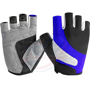 Fitness Anti-deslizamiento motocicleta camino de MTB bicicleta deportes acolchado ciclismo guantes Gel bicicleta mitad Mitad de dedo - Product Image 1