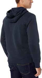 Sudadera con capucha polar con cremallera de diseño personalizado con panel frontal blanco sudaderas con capucha de hombre de alta calidad - Product Image 5