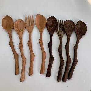 ช้อนไม้ชงชากาแฟมีด้ามยาว,มีดผสมรูปทรงสร้างสรรค์ดีไซน์ไม่เหมือนใคร - Product Image 1