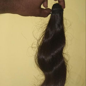 Cabello humano Remy indio Virgen sin procesar, tejido de la India, solo textura suave y Lisa, 100% - Product Image 1