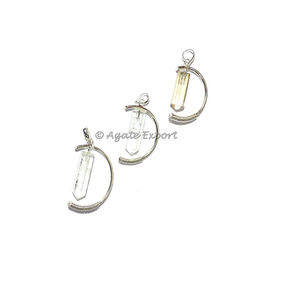 Style Feng Shui cristal Quartz Agate crayon Cage pendentifs pierre précieuse décoration de la maison avec conception d'amour gravé technique sculptée - Product Image 1