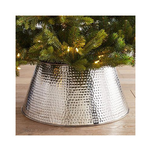 Base Decorativa para Árbol de Navidad, Anillo de Metal Rojo para Árbol, Base Alternativa de Hierro Galvanizado para Decoración de Fiestas, Venta al Por Mayor - Product Image 2