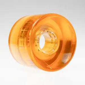 OEM wholesale custom brand transparent color longboard wheel skateboard wheels cheap