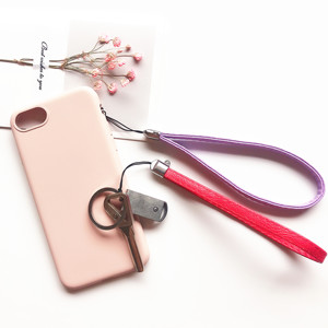Wholesale PU Leather Hand Wrist Strap <strong>Lanyard</strong> Cell Phone Case Wristband Strap Rope Keychain - Product Image 5