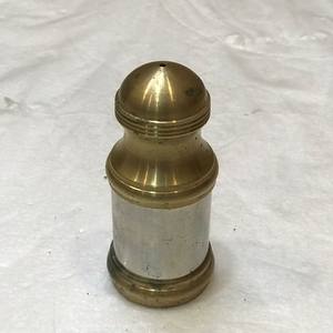 Salero y Pimentero Redondo de Latón Transparente Estilo Antiguo, Molinillo de Especias, Botella Decorativa para Mesa - Product Image 3