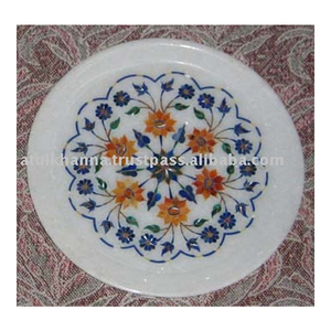 Christmas Gift Marble Inlaid Plate - Product Image 1