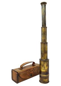 Telescopio de Latón de Primera Calidad con Estuche de Cuero, Telescopio Náutico, Telescopio Marino, Telescopio Vintage Hecho a Mano, Regalo - Product Image 3