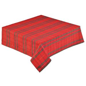 Nappe multi-rayures en coton biologique, noir et blanc, prix bon marché, pour Table, en coton certifié - Product Image 5