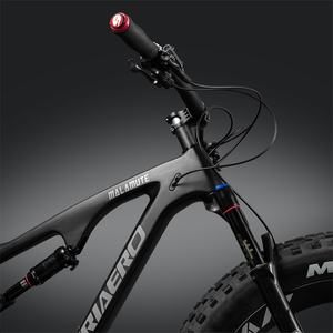 26er אופני שומן פחמן עם רוקסשוקס בלוטו מזלג 16/18/20 "פחמן מלא גברים צמיג גלגלים מט - Product Image 4