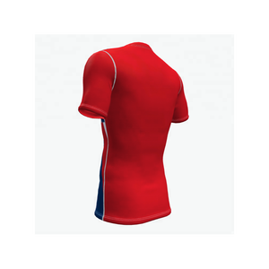 <b>Men's</b> Anti-UV Short Sleeve Rash Guard <b>Swim</b> <b>Shirt</b>-Stretch Fabric Quick Dry Eco-Friendly Comfortable Beach Surf Wear - Product Image 4