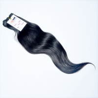 Prix de gros d'usine pas cher indien brut non transformé 100% cheveux humains brésiliens raides vierges non transformés vendeur
