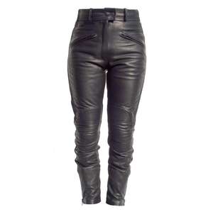 Pantalon de moto en cuir PU noir, nouvelle collection, - Product Image 6