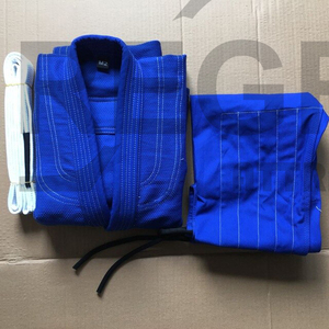 Venta al por mayor de alta calidad 100% algodón Jiu Jitsu/BJJ Gi personalizado preencogido tela Kimono alta calidad artes marciales uniforme servicio OEM - Product Image 4