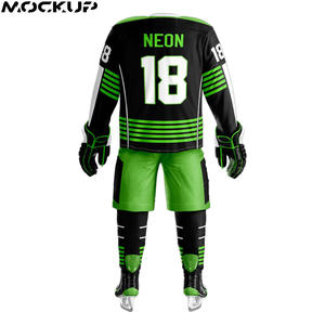 Uniforme de Hockey sobre Hielo de Poliéster 100% de Primera Calidad Personalizado de Alta Calidad, Impresión Digital, Conjuntos Unisex para Adultos - Product Image 5