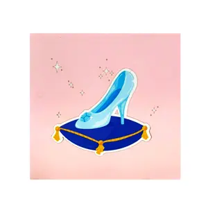 High Quality Birthday GIft 3D Pop Up Card Cinderella Princess 100% Handmade Paper From Vietnam