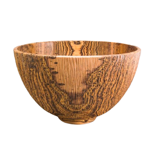 Cuenco redondo de madera natural para servir frutas y ensaladas, ideal para el hogar, cocina, mesa, comedor, elegante cuenco para servir comida - Product Image 1