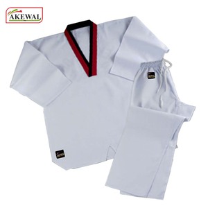 AKEWAL-Uniformes de Taekwondo 2023 Nouveau Style avec Vente en Gros d'Usine, Prix le Moins Cher Disponible pour Hommes, Femmes et Kds - Product Image 2