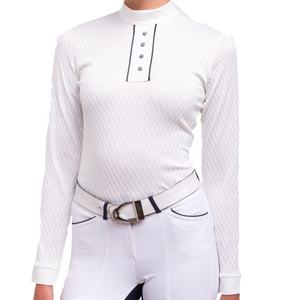 Horse Riding <b>Shirts</b> Base Layer <b>Polo</b> Tshirt Equestrian <b>Womens</b> Kids Quick Dry Technical Fabric - Product Image 1