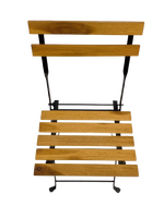 Ensemble de tables basses pliantes en bois d'acacia moderne de haute qualité avec pieds en fer, pliables pour le jardin, faciles à déplacer, fabriquées au Vietnam