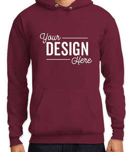 Port & Company-Sudadera con capucha para hombre, ropa deportiva masculina de alta calidad, Jersey moderno de dos colores con abertura - Product Image 2