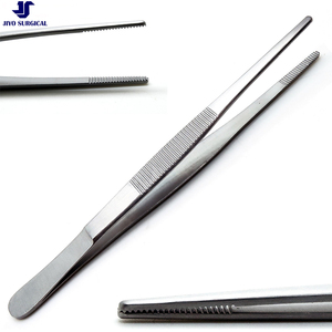 Fórceps manuales de acero inoxidable Jiyo de 5 pulgadas, instrumento de vendaje quirúrgico de diseño liso, disponibilidad de 1 millón de existencias, uso en cualquier momento - Product Image 1