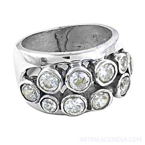 Últimos anillos de lujo de Plata de Ley 925 CZ, Zirconia cúbica de alta calidad, joyería para fiesta de boda para regalo de aniversario de compromiso - Product Image 3