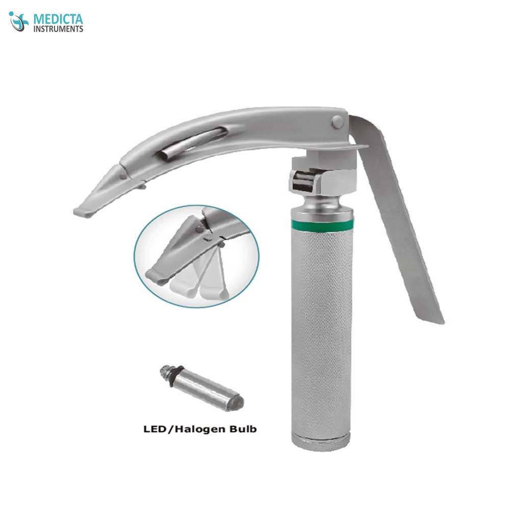 Set Laringoscopio McCoy A Fibra Ottica LED - Lame #2, #3, #4 Con - Foto 7