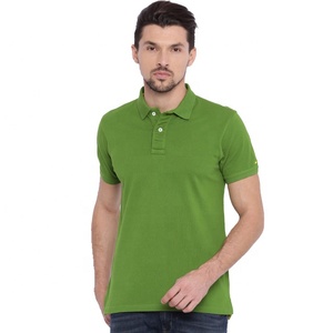 Piqué d'été 100% coton pour homme pour polo séchage rapide anti-rides à manches courtes tissu tricoté extensible à bas prix en ligne - Product Image 1