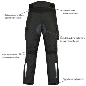 Nuevo estilo personalizado moto motocicleta impermeable textiles Cordura pantalón Pantalones - Product Image 2