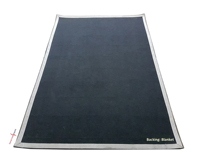 Exquisite handgemachte schwarz braune Leder Gebets teppiche Schneller Versand Rindsleder bestickte Teppiche Bulk Sale für den Heimgebrauch
