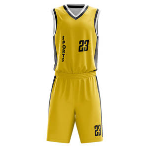 Uniformes de baloncesto personalizados de secado rápido, color azul sólido, venta al por mayor, talla grande, 2022 - Product Image 5