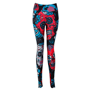Leggings de Fitness sexy, pantalon de Yoga avec motif léopard, taille haute, sans couture, sport côtelé, vente en gros, 2021 - Product Image 5