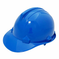 Casque de sécurité jaune CE EN397, coque en HDPE durable, suspension à 4 points, logo personnalisé, fentes en V pour utilisation en construction